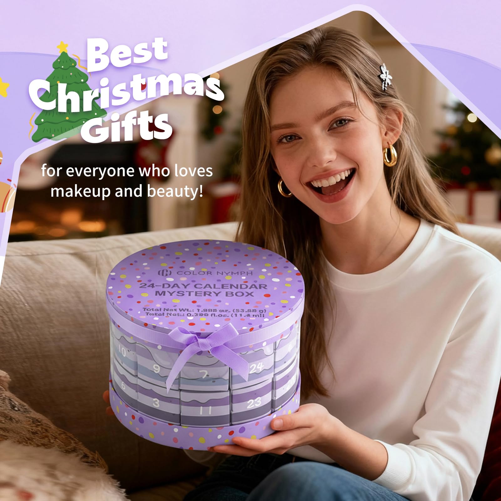 Color Nymph gift-ready packaging, perfect for gifting to sisters, friends, or teens.