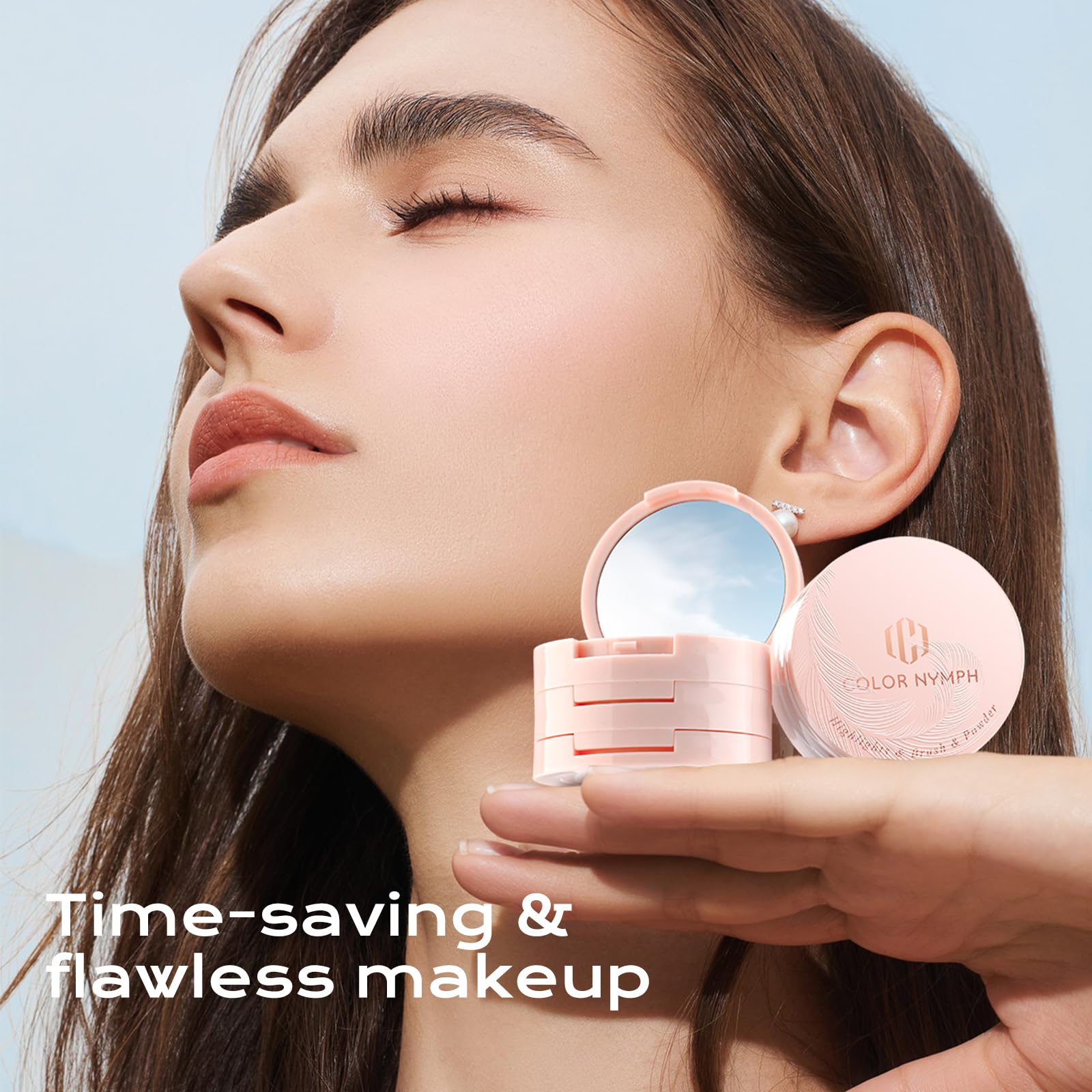 Color Nymph highlighter shimmer creates goddess glow for luminescent skin