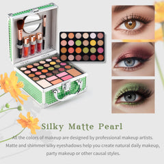 Color Nymph makeup brushes with mirror enable precise on-the-go application.