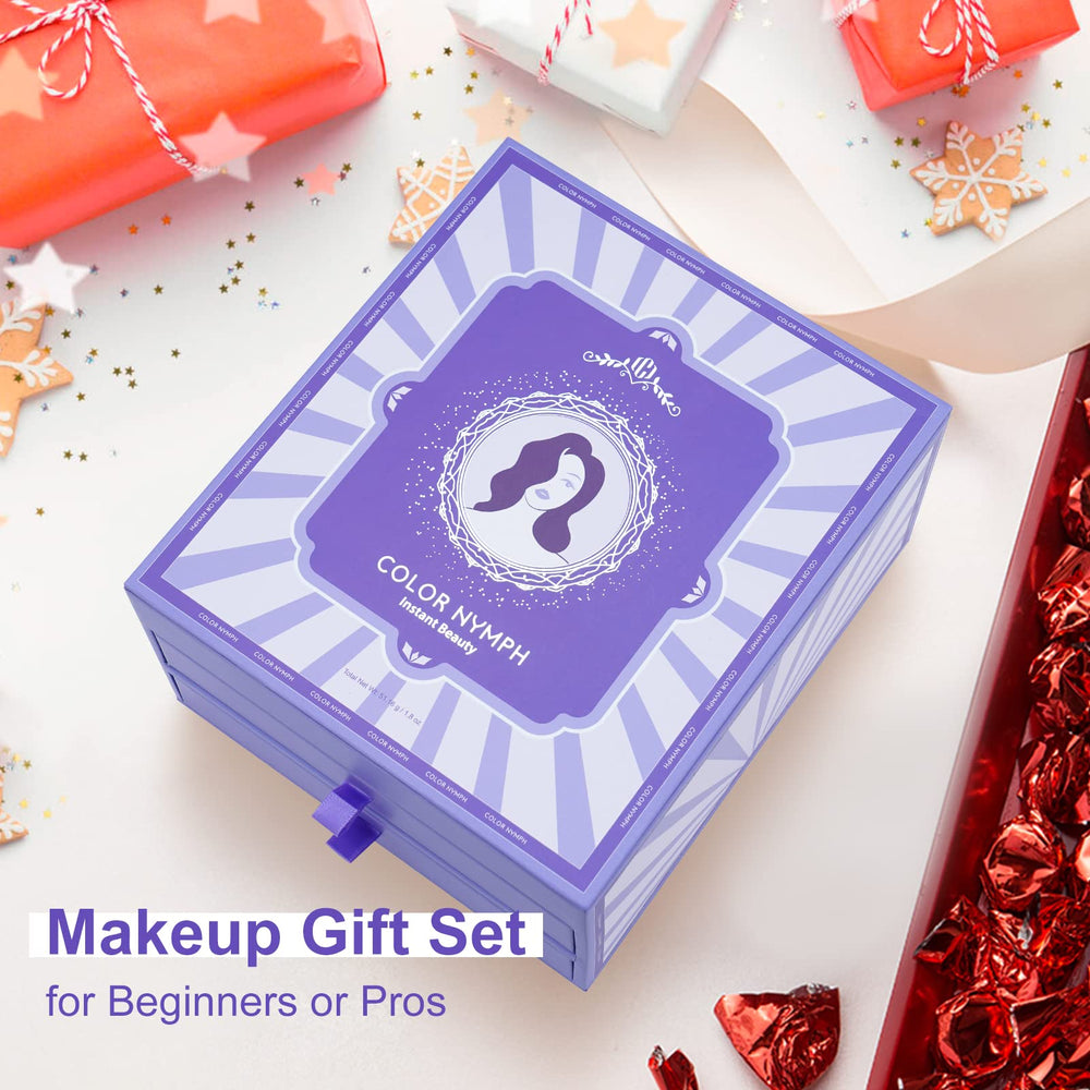 Color Nymph makeup gift set teens brushes complete toolkit for precise makeup application