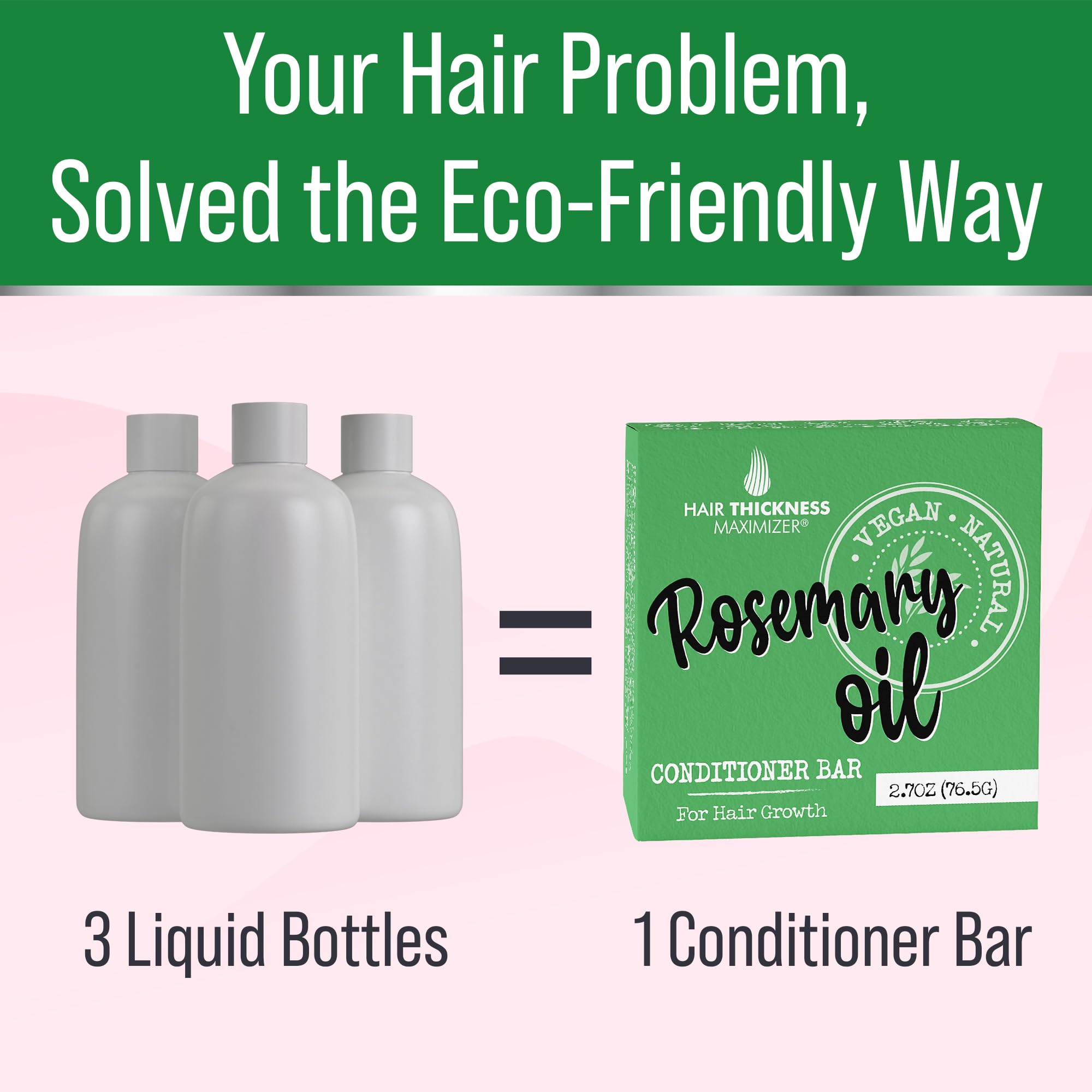 Color-safe, pH-balanced conditioner bar suitable for color-treated hair.