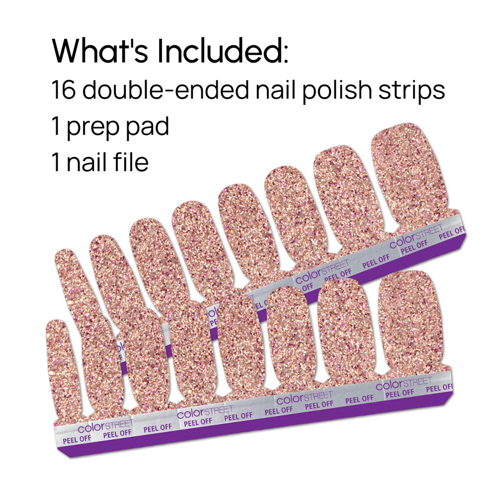 Color Street Tokyo Lights worn on nails for a party-ready look.
