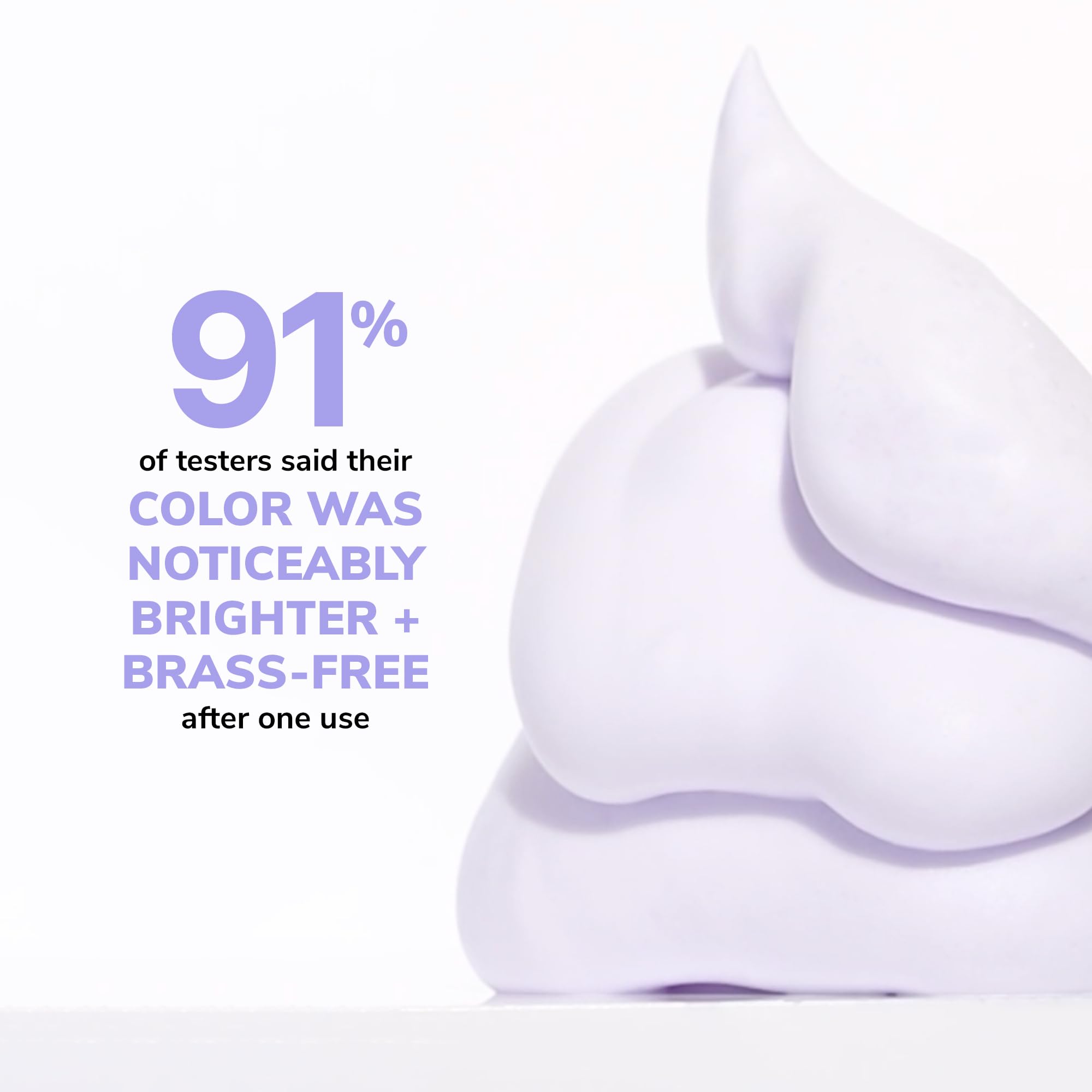 COLOR WOW Color Control Purple Foam dispensing action for easy, mess-free use.