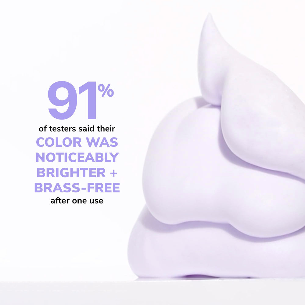 COLOR WOW Color Control Purple Foam dispensing action for easy, mess-free use.