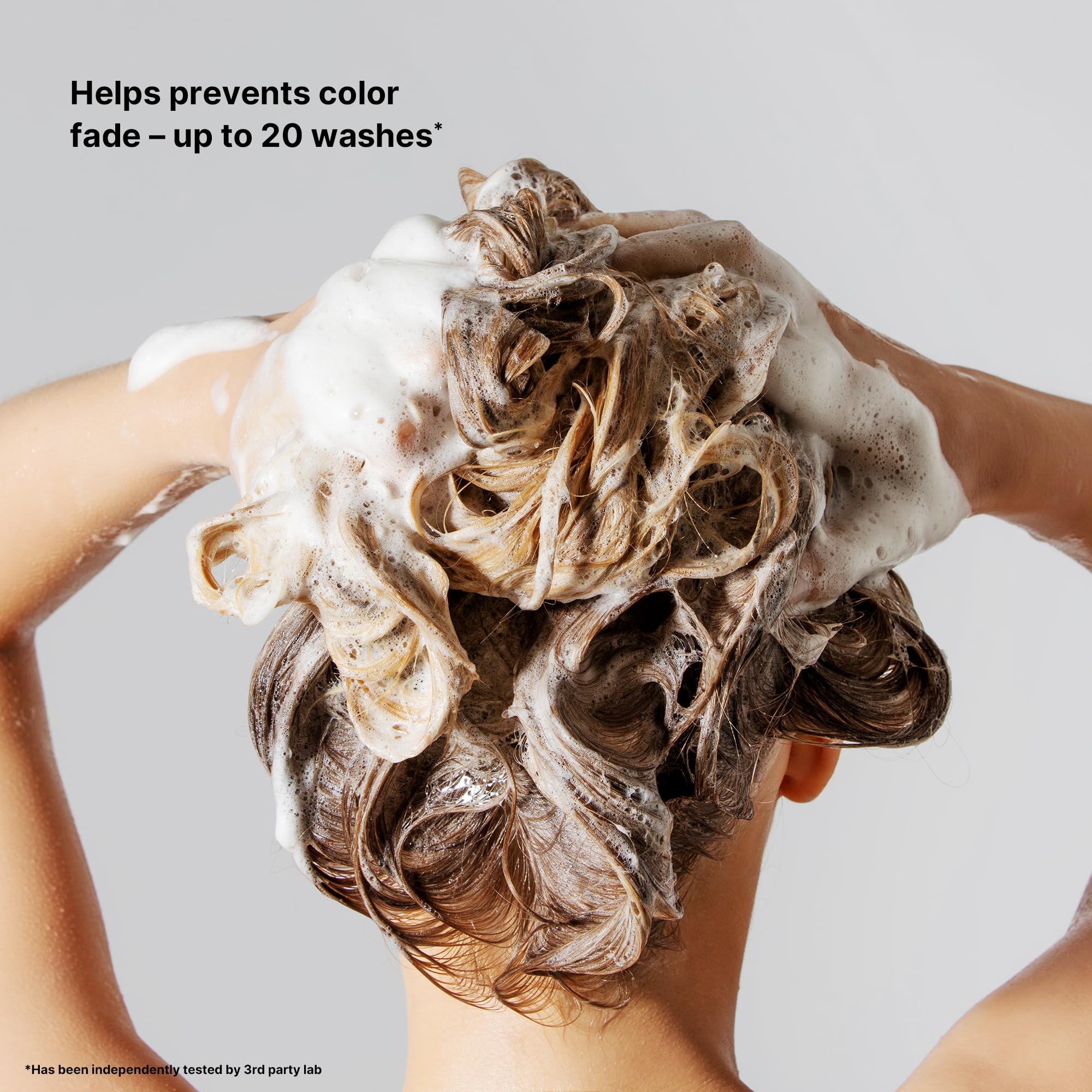 COLOR WOW Color Security Shampoo protects color with a residue-free formula.