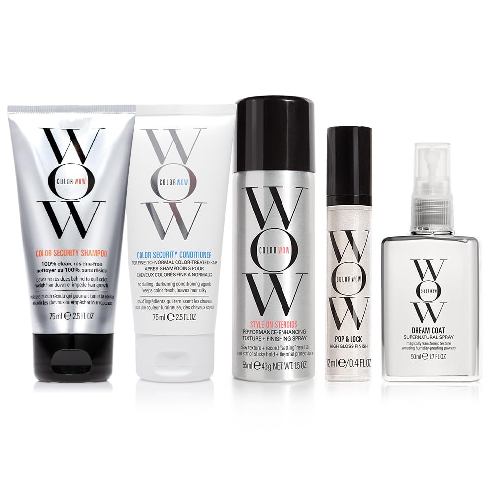 Color Wow Color Security Shampoo mini bottle for color-safe cleansing on the go