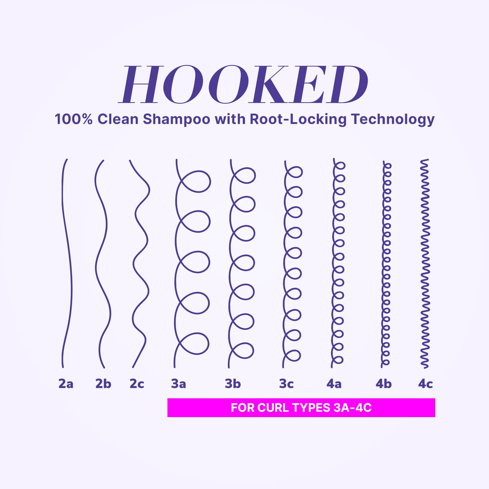 COLOR WOW Curl Wow Hooked Procapil blend bottle close-up highlights hair anchoring support.