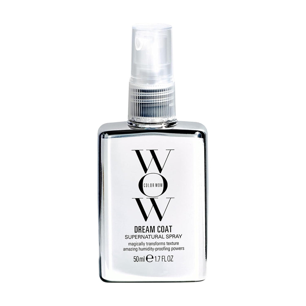 COLOR WOW Dream Coat spray bottle with anti-humidity protection for smooth, frizz-free styling.