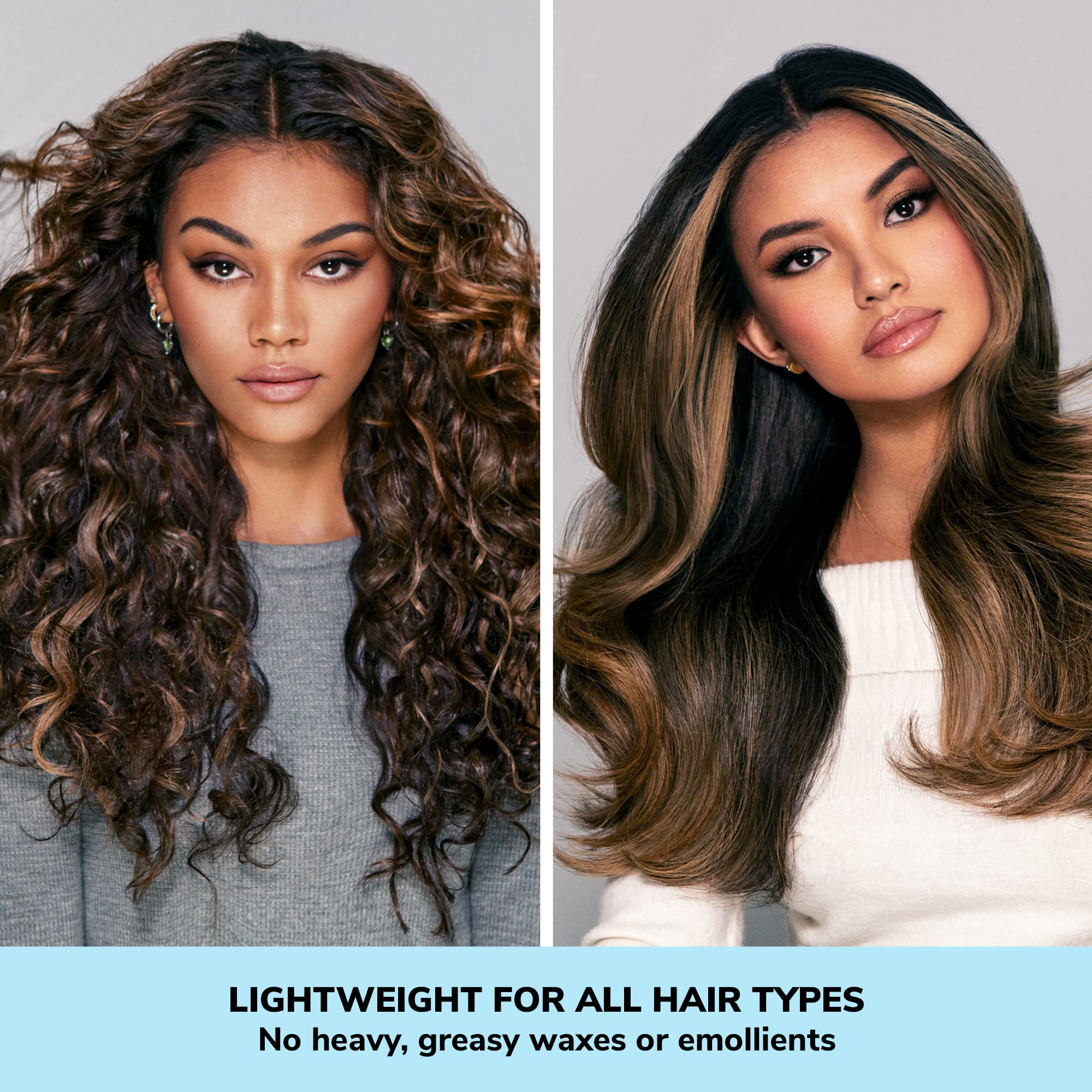 Color Wow Money Masque on model hair displaying smooth, glossy strands after use.