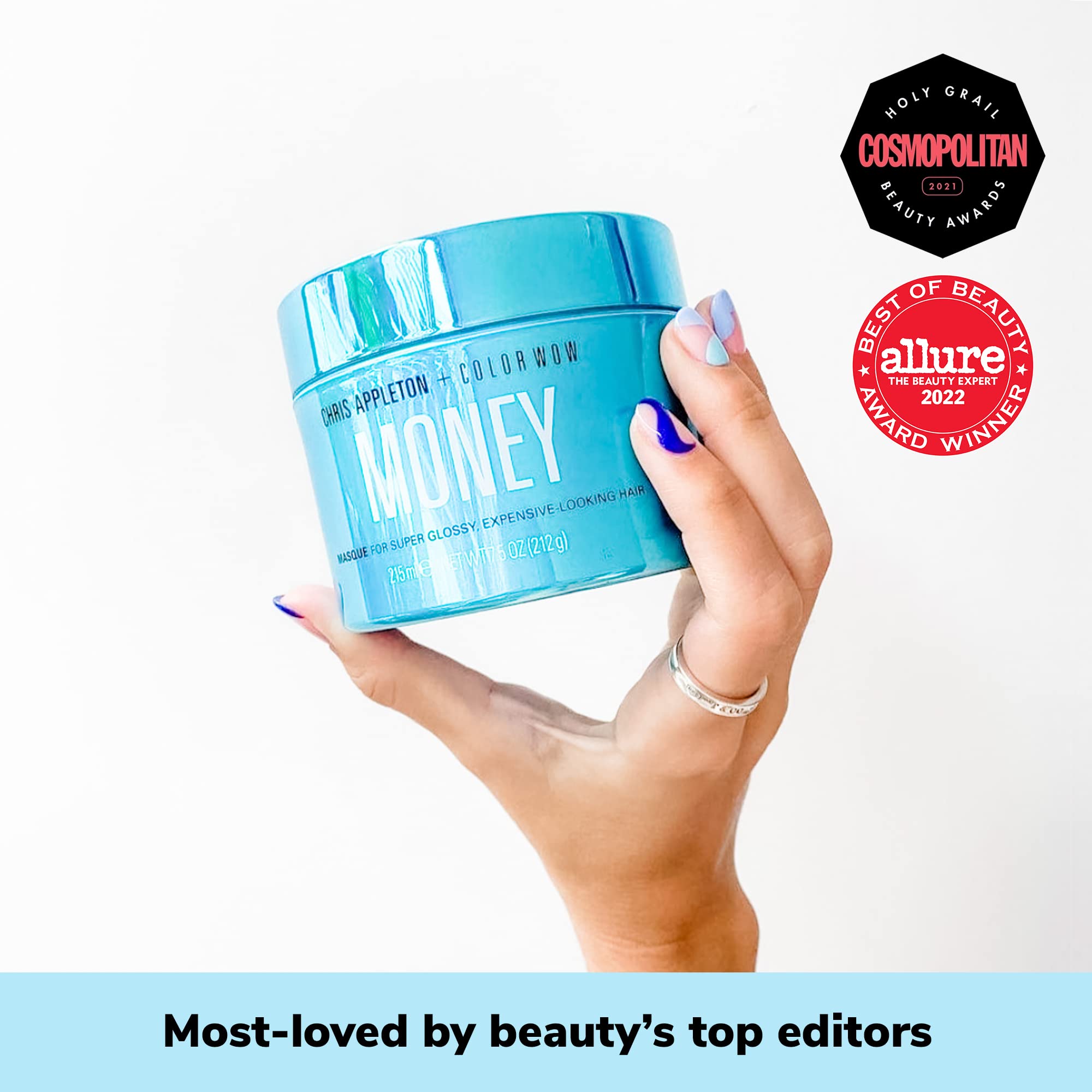 Color Wow Money Masque ingredients spotlight Blue Sea Kale for strength and color protection.