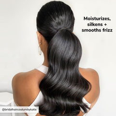 COLOR WOW Pop Lock on wet hair smooths frizz for sleek styling base