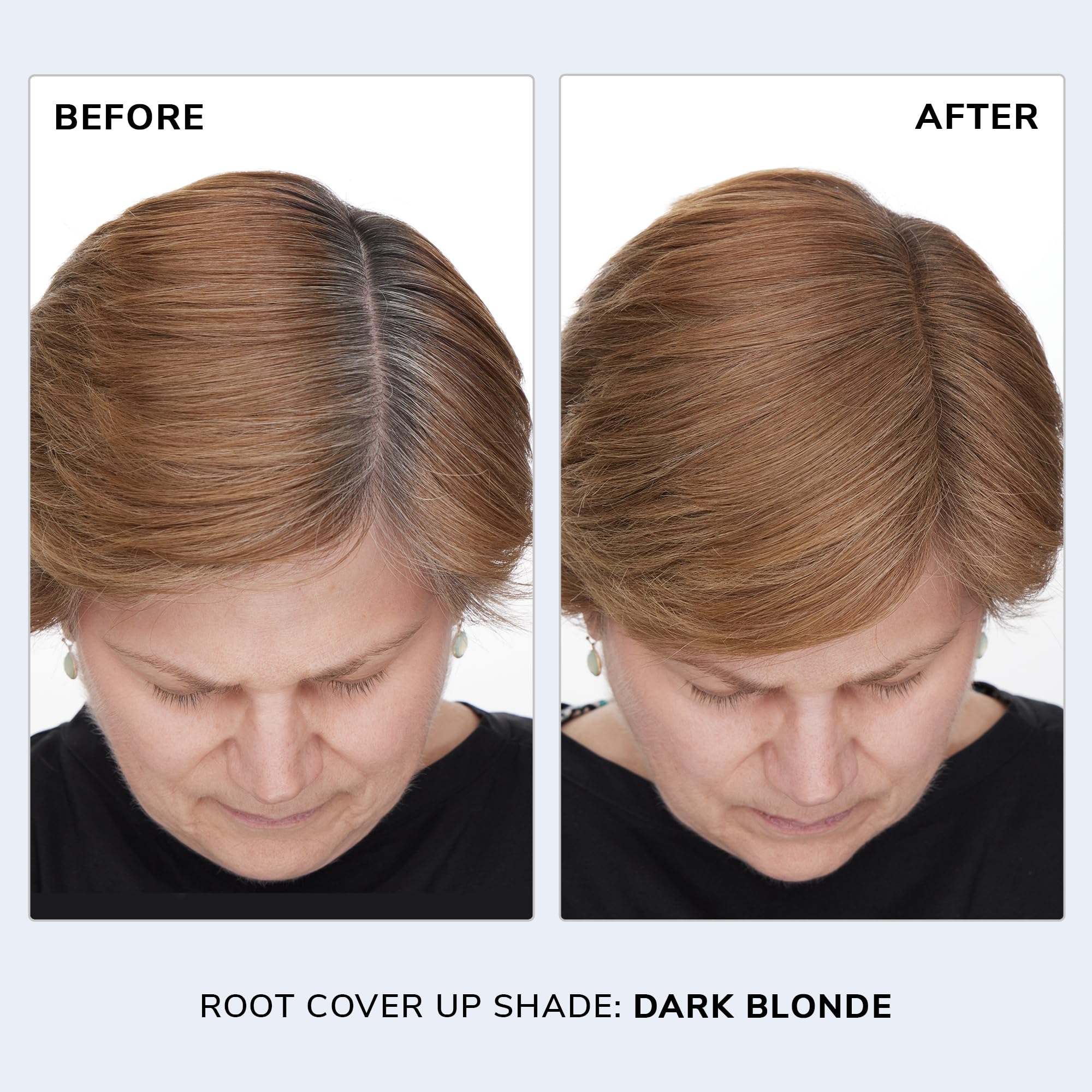 COLOR WOW Root Cover Up Dark Blonde applicator brush enables precise root touch-ups