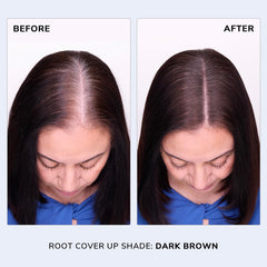 COLOR WOW Root Cover Up dark brown applicator brush enables precise application