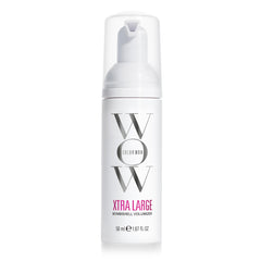 COLOR WOW Xtra Large Bombshell bottle showing weightless volume for fine hair