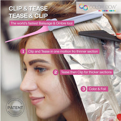 COLORBOW Flat Iron Compatibility: use with flat irons for controlled drying and straightening.