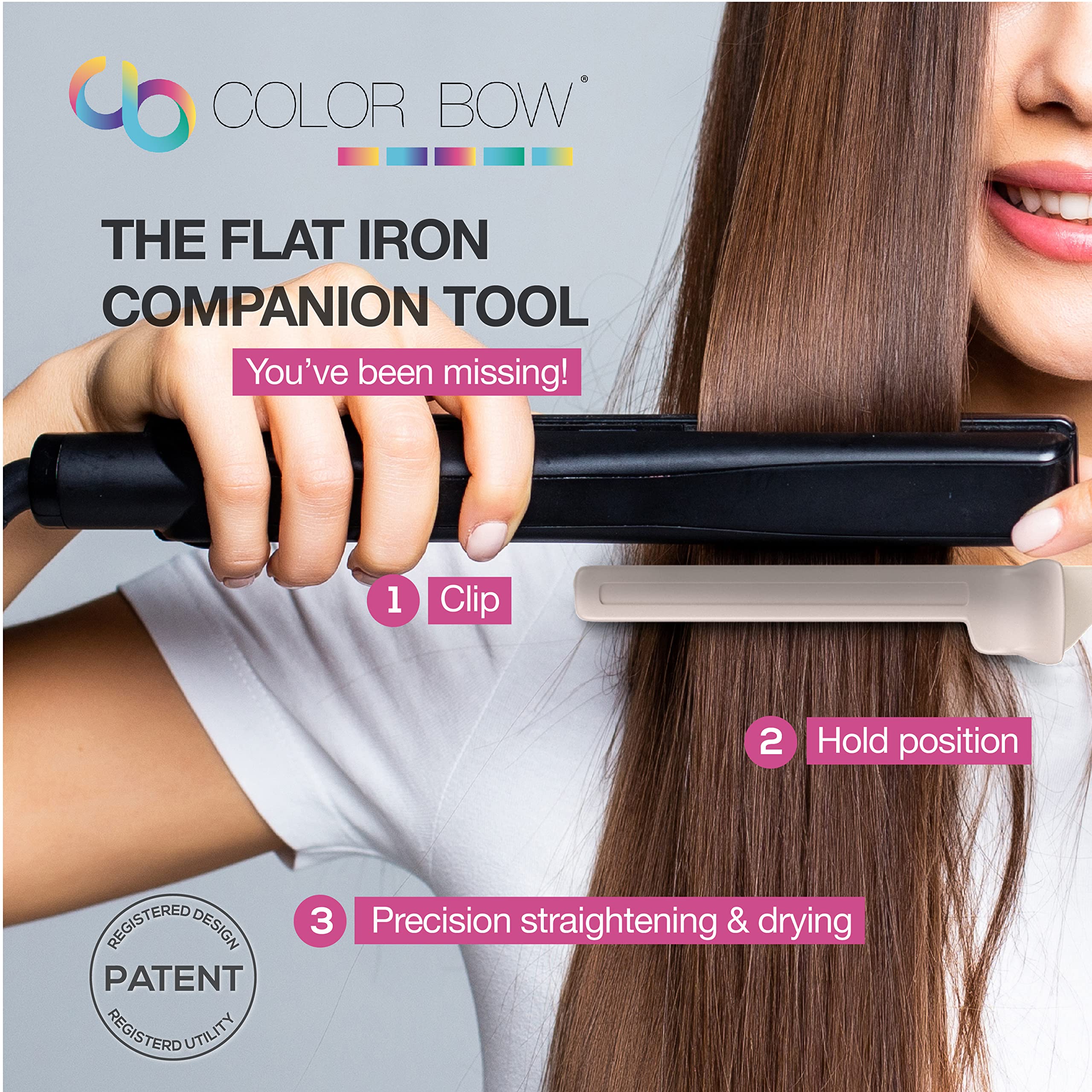 COLORBOW Teasing Teeth Design highlights adjustable teeth for even color separation.