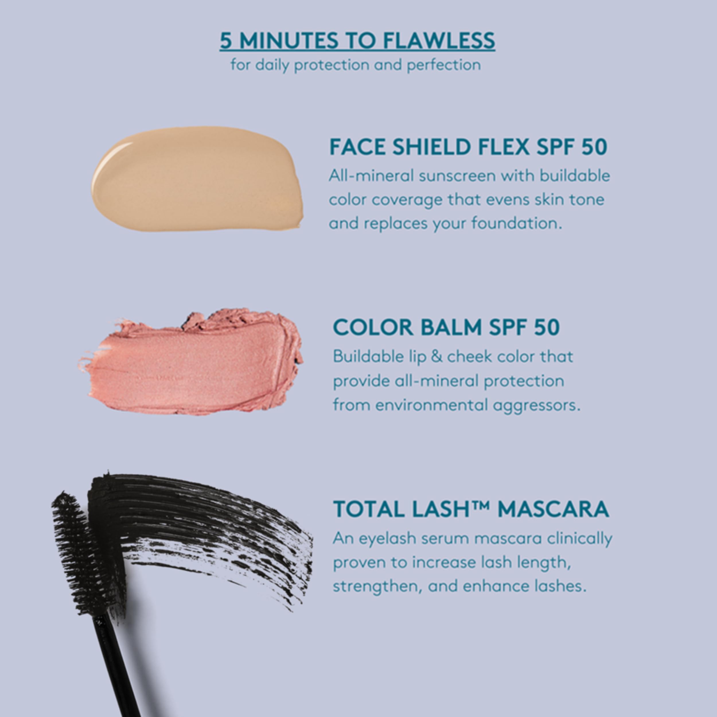 Colorescience Face Shield Flex Light staged in bathroom routine for daily use