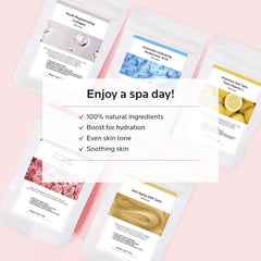 Colorfarm 8-tool skincare kit display shows comprehensive at-home spa options