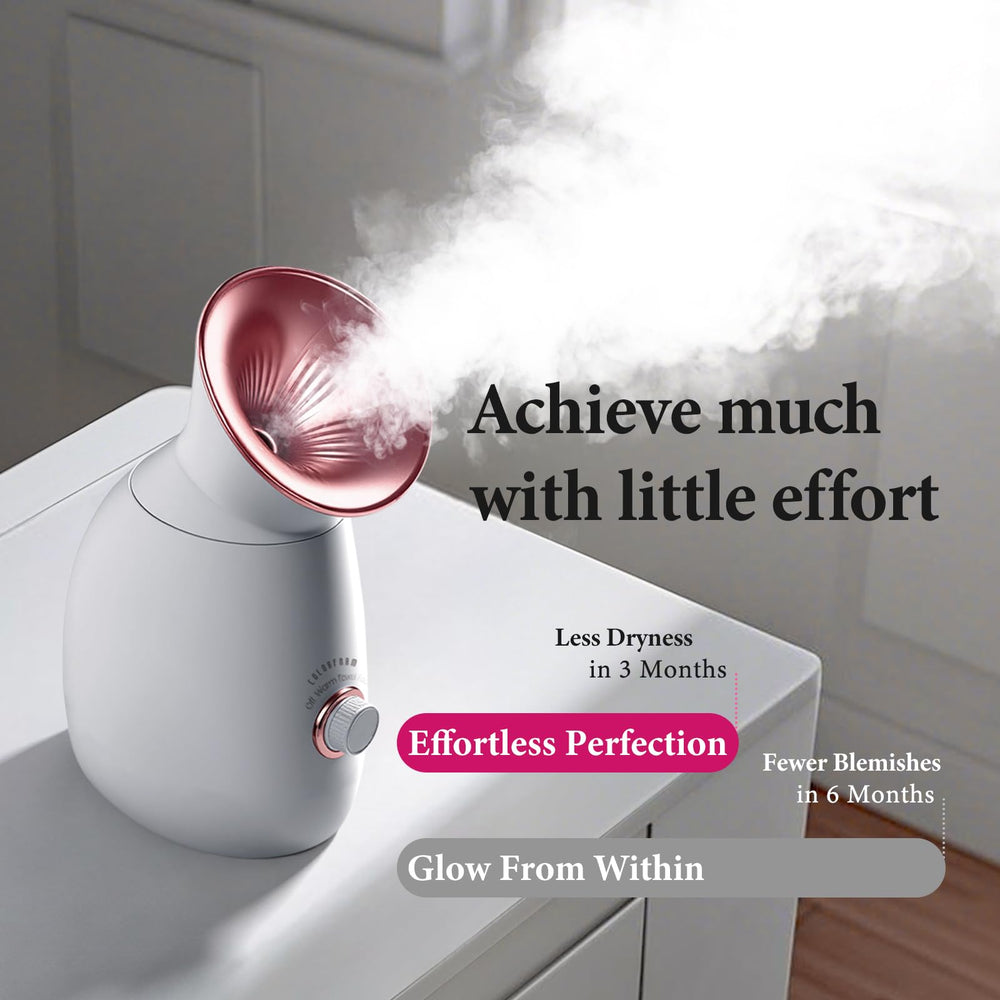 Colorfarm facial-steamer-auto-shut-off emphasizes safety with worry-free operation.