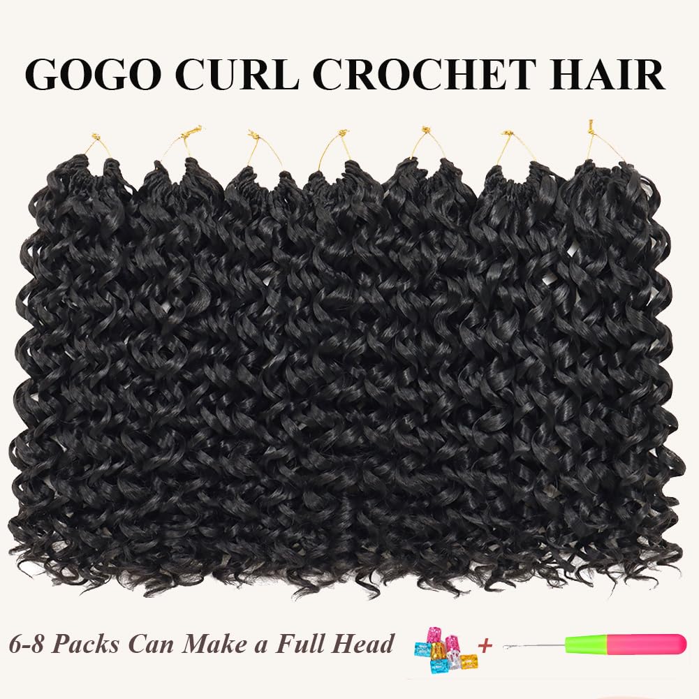 Colorful Queen GoGo Curl crochet hair natural texture without frizz
