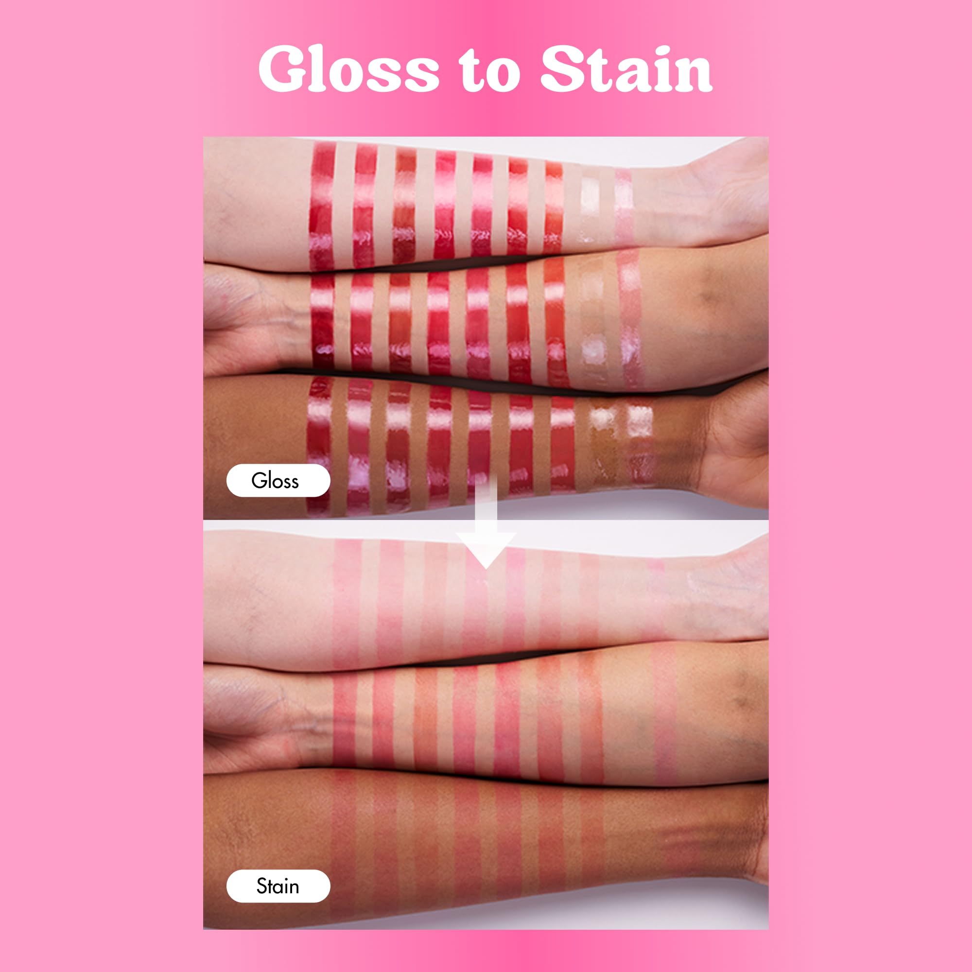 COLORGRAM Fruity Glass Tint 08 buildable color for subtle to bold looks.