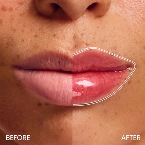 COLORGRAM Fruity Glass Tint 19 Plum Bomb application demonstrates smooth glide and even coverage.