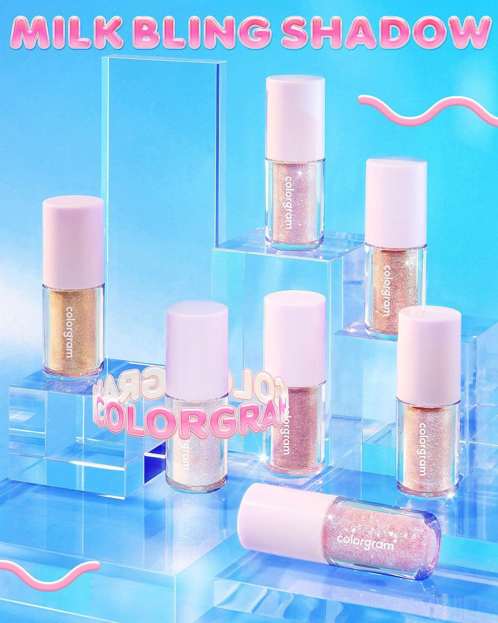 COLORGRAM Milk Bling Shadow 01 cruelty-free packaging reflects ethics without compromising impact