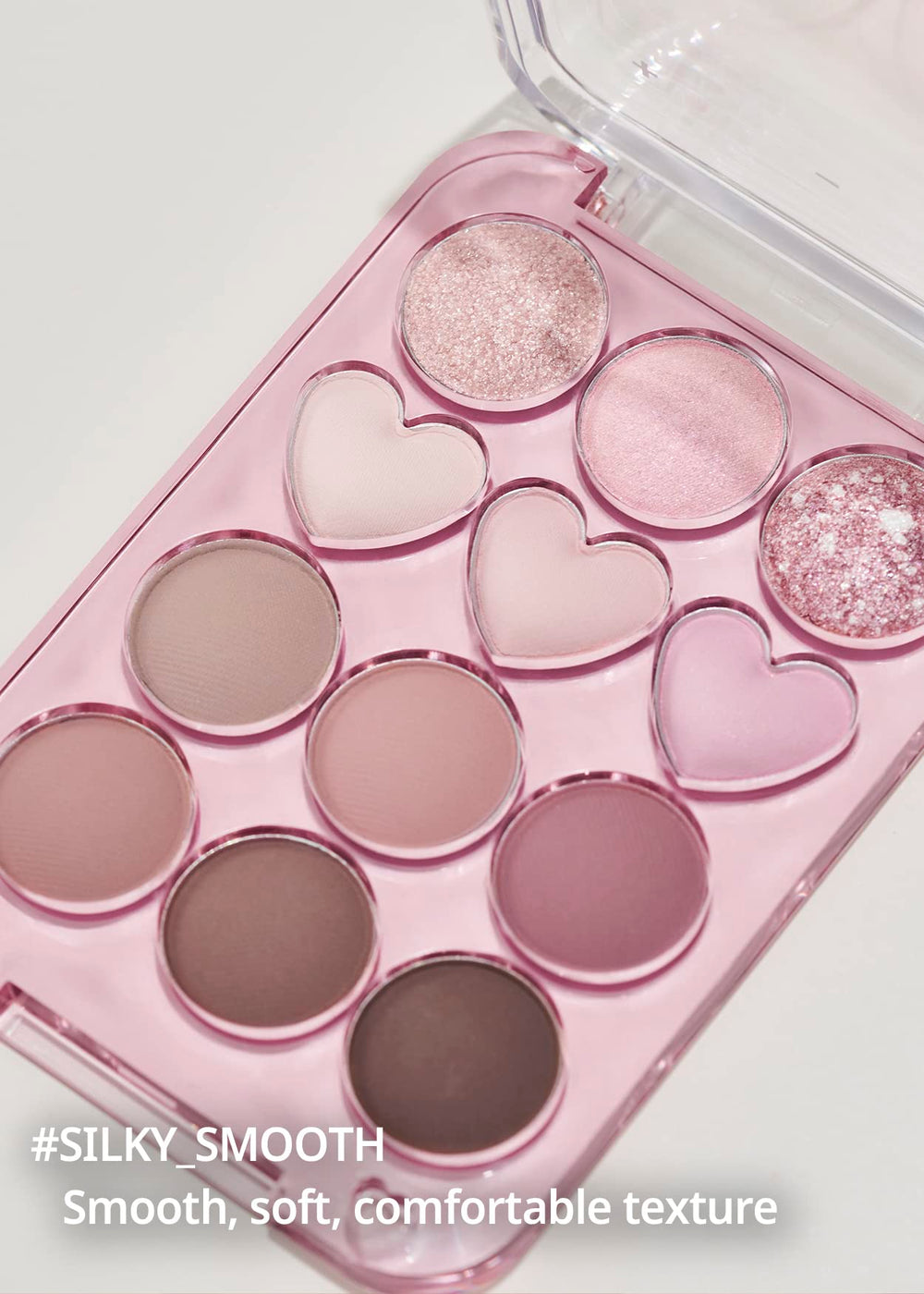 COLORGRAM Pin Point Eyeshadow Palette 02 compact case shows travel-ready packaging for on-the-go touch-ups.