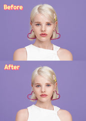 Colorgram Sebum Retouching Blur Pact matte look on skin suggests shine control and natural glow.
