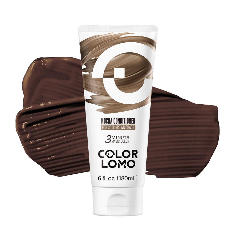 COLORLOMO Mocha bottle-pour for quick at-home color touch-ups.