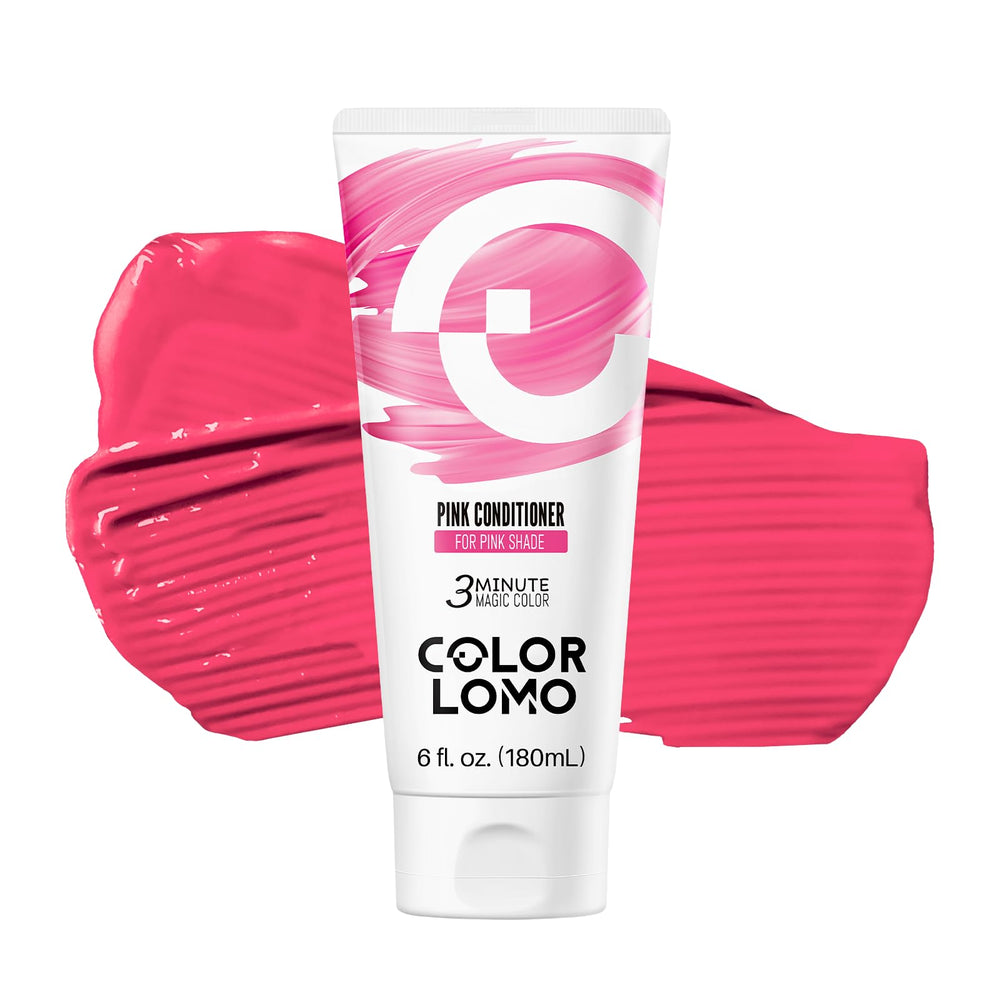 COLORLOMO pink color depositing conditioner bottle for vibrant nourishment