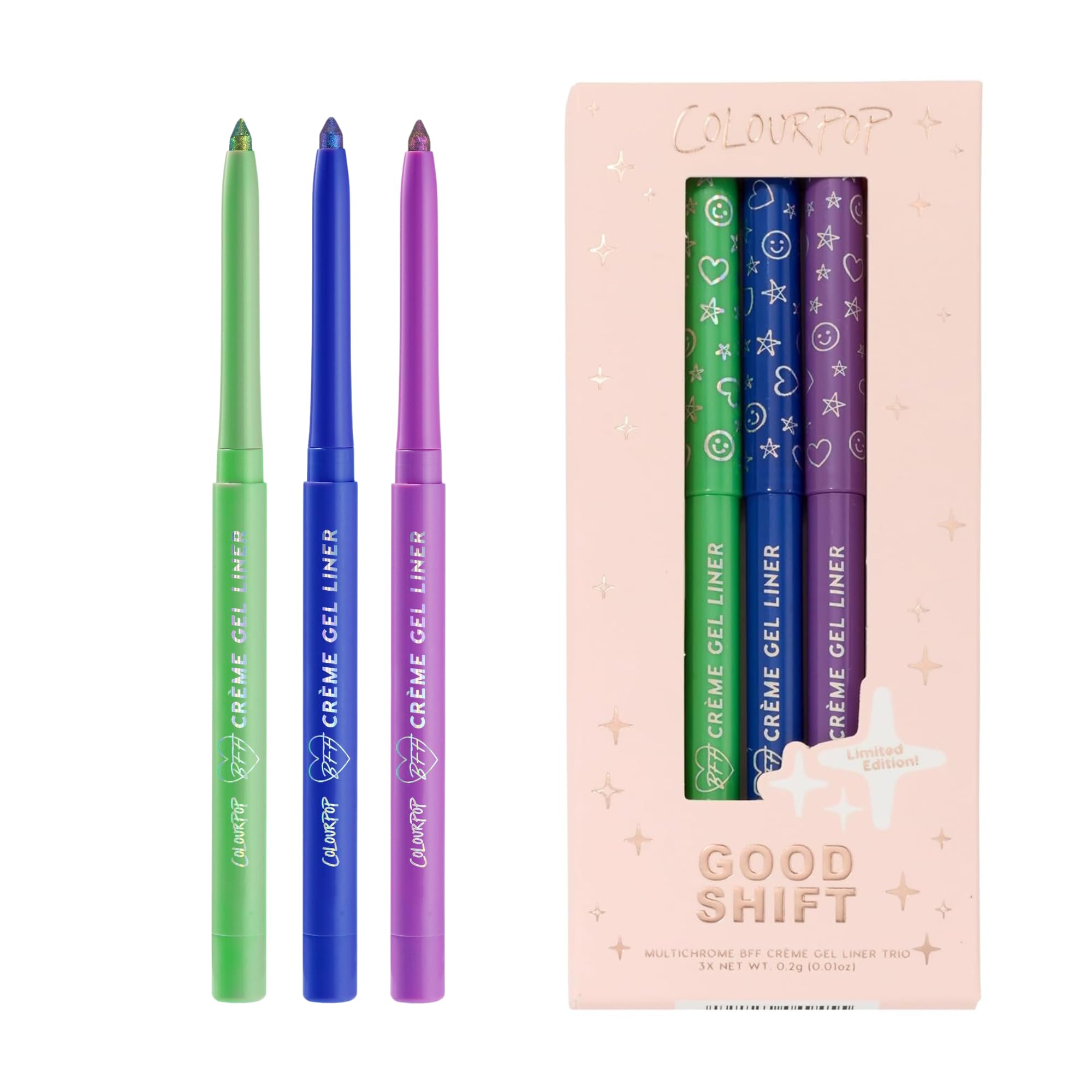 ColourPop BFF Crème Gel Wild Idea, delineado multicromático de larga duración