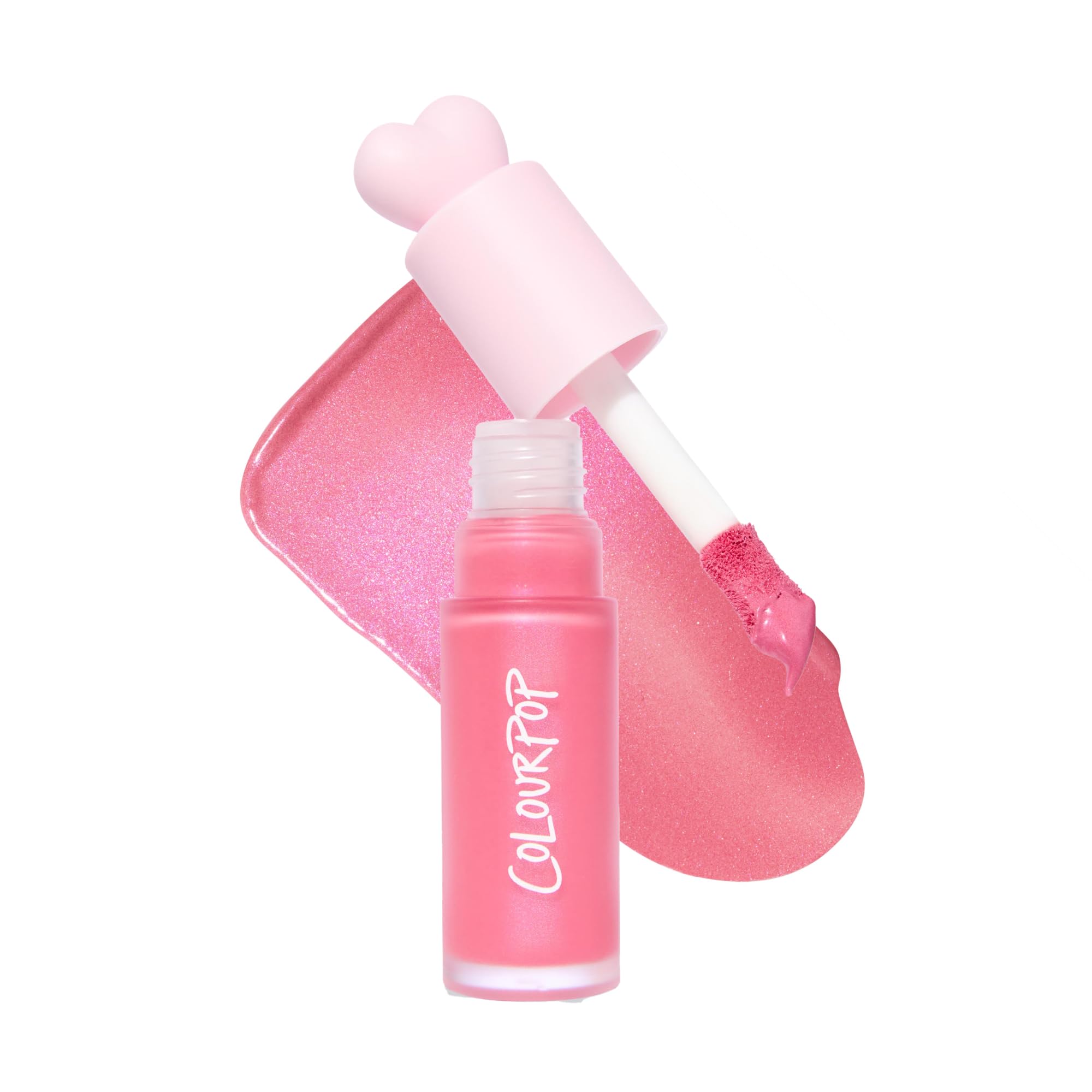 ColourPop Weightless Liquid Blush plush doe-foot applicator for precise application and natural flush.