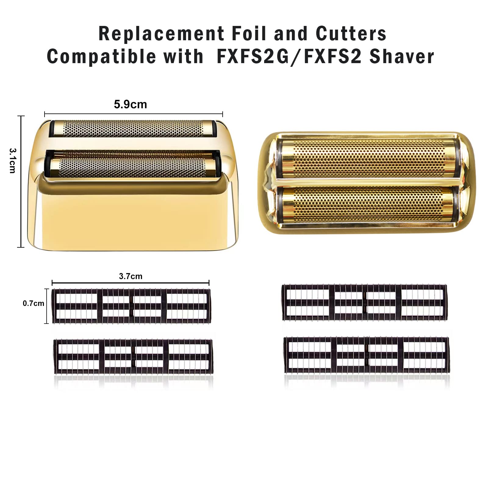 Colorski BaBylissPRO FXFS2 foil closeup in gold highlighting hypoallergenic design