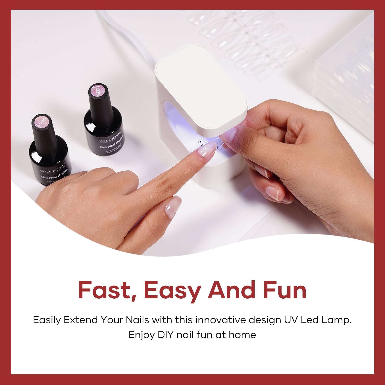 COLORTIFIC Mini UV Light features a cute cat design and gift-ready look.