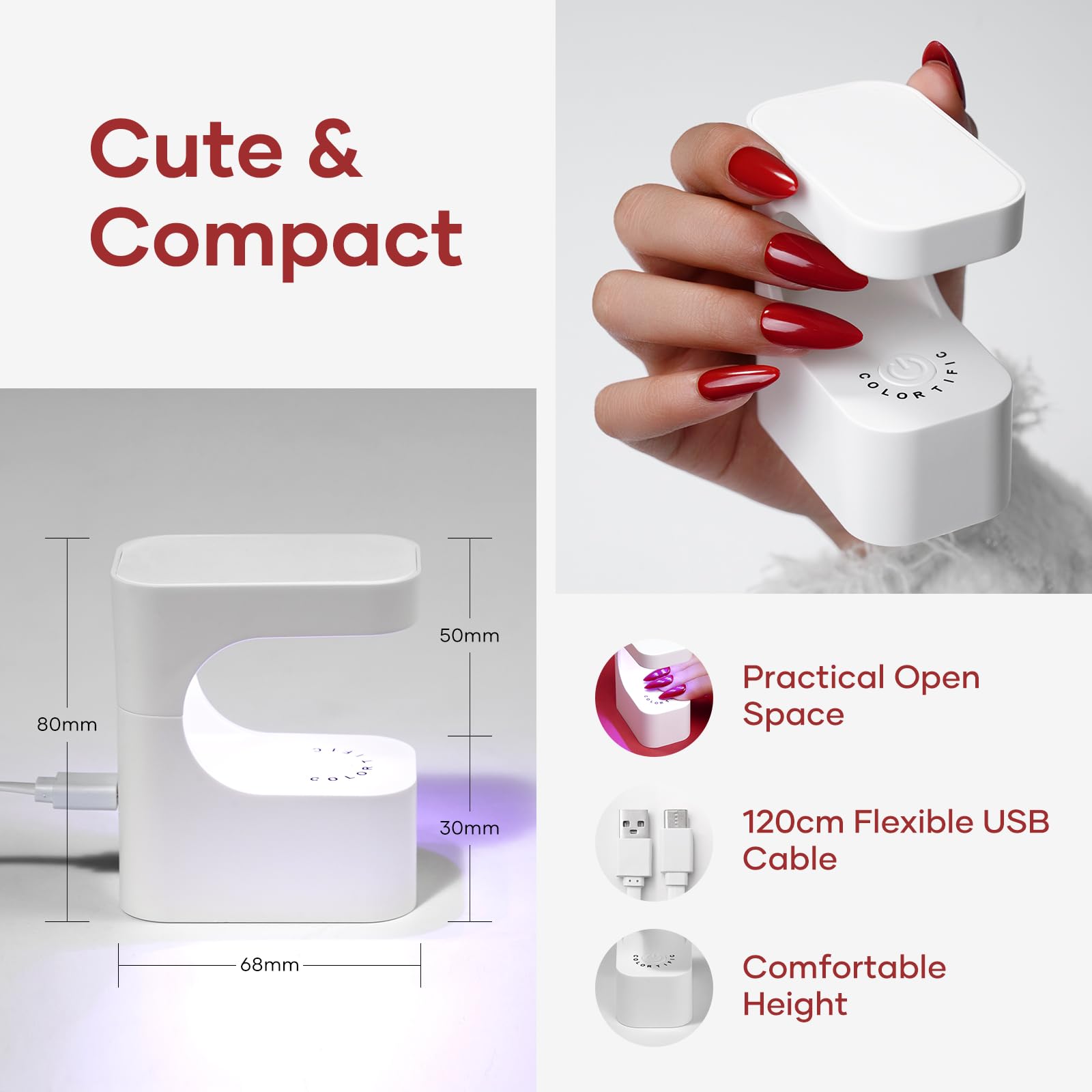 COLORTIFIC Mini UV Light packaged in a gift box for gifting.
