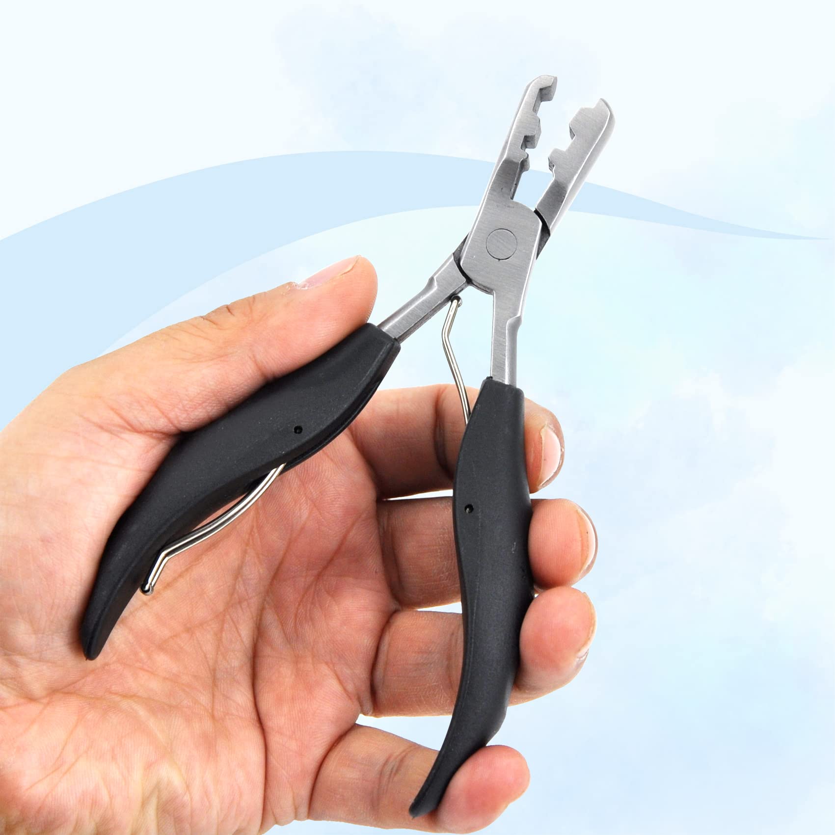 Coloryoung Fusion Bond Crusher Tool with black frosted handle for non-slip grip.