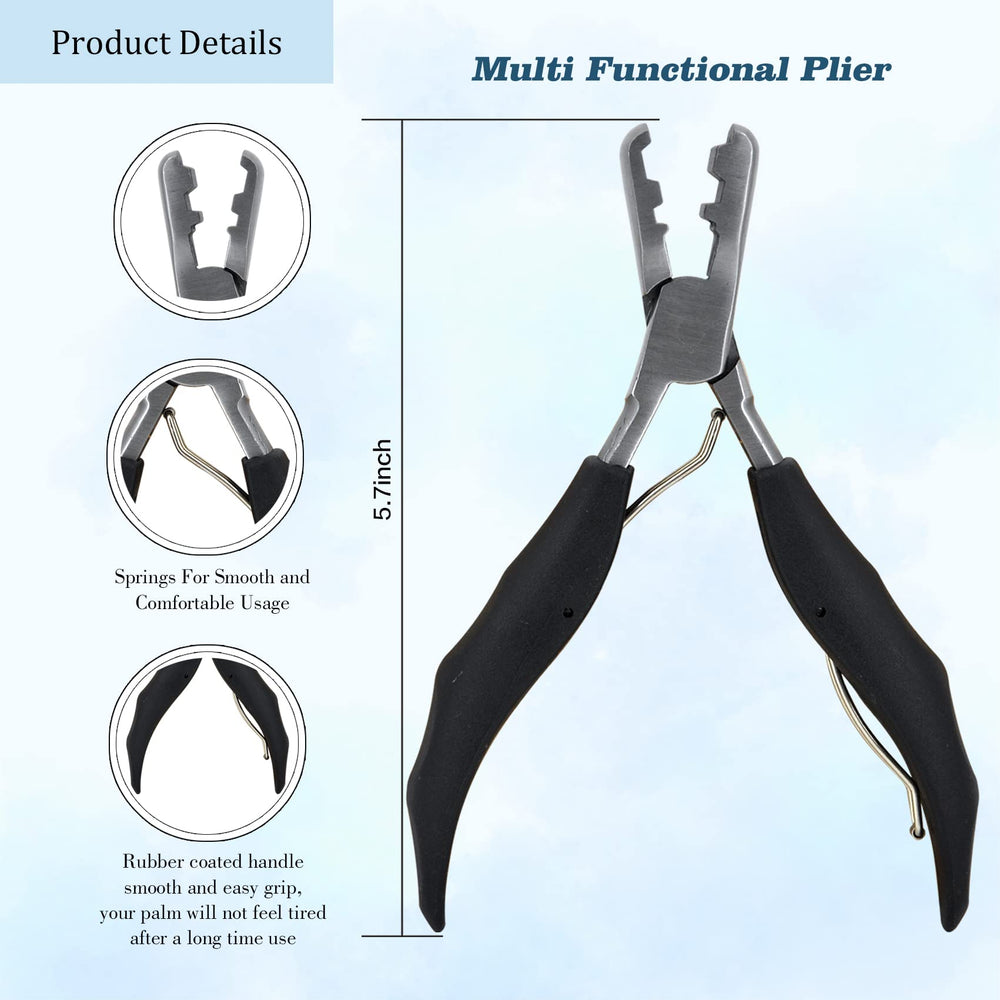 Coloryoung Fusion Bond Crusher Tool with a 5mm flat tip for secure pre-bonded extensions.