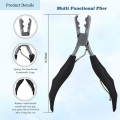 Coloryoung Fusion Bond Crusher Tool with a 5mm flat tip for secure pre-bonded extensions.