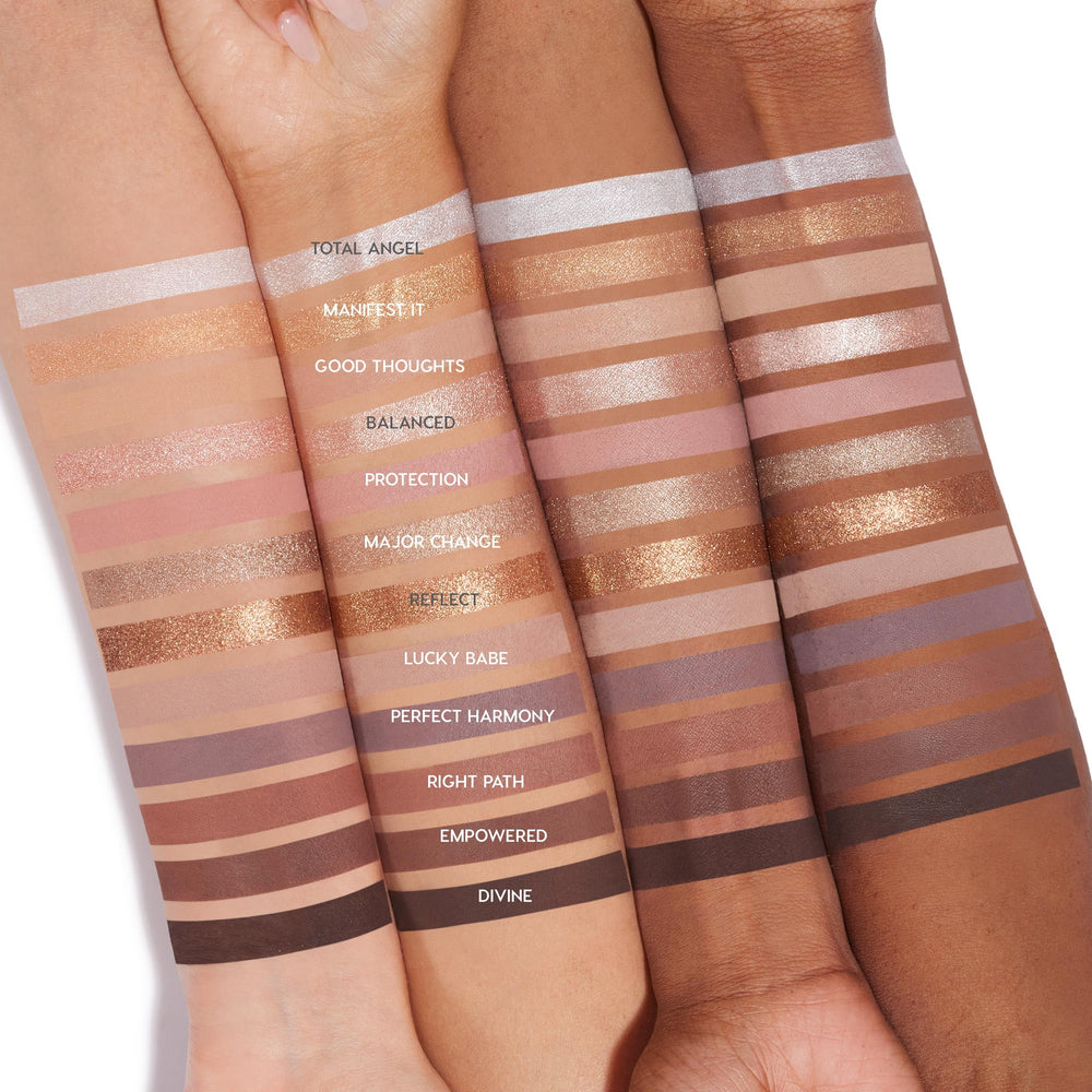 ColourPop 11:11 palette application demo shows smooth blending with brushes
