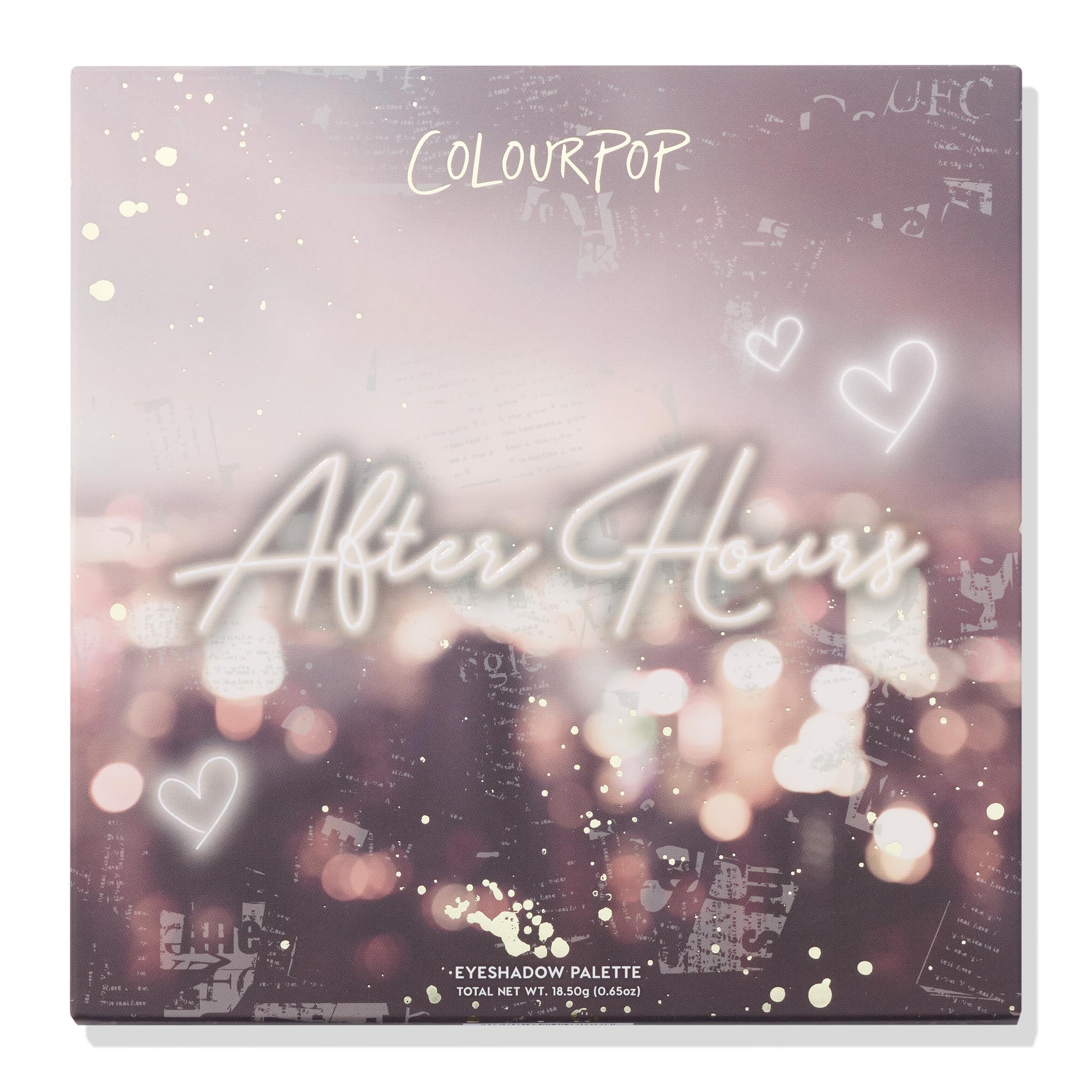 ColourPop After Hours palette compact travels easily for on-the-go touch-ups.