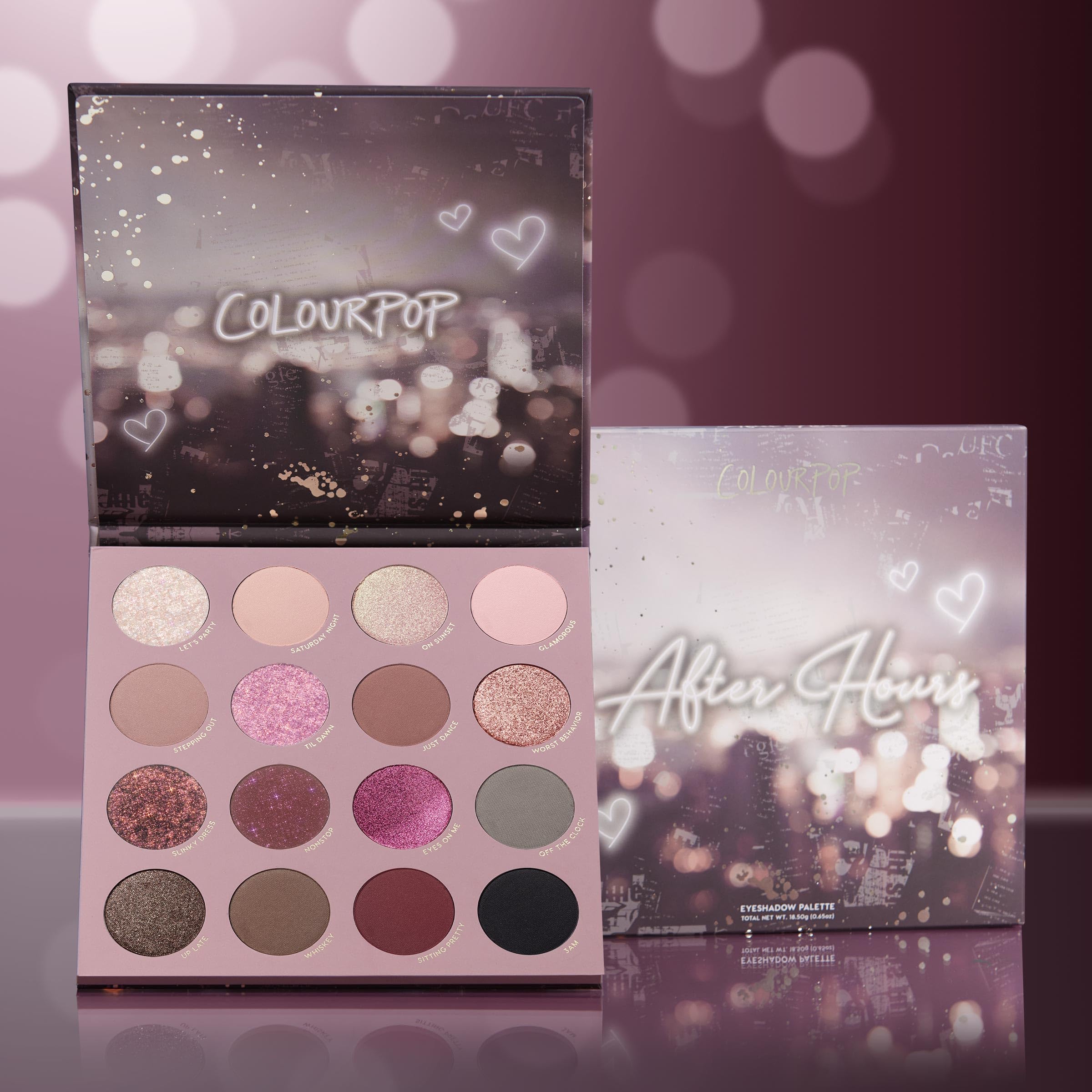 ColourPop After Hours duo chrome shades refract light for multidimensional glow.