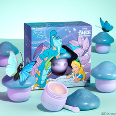ColourPop Alice in Wonderland lip mask packaging closeup highlighting collectible design