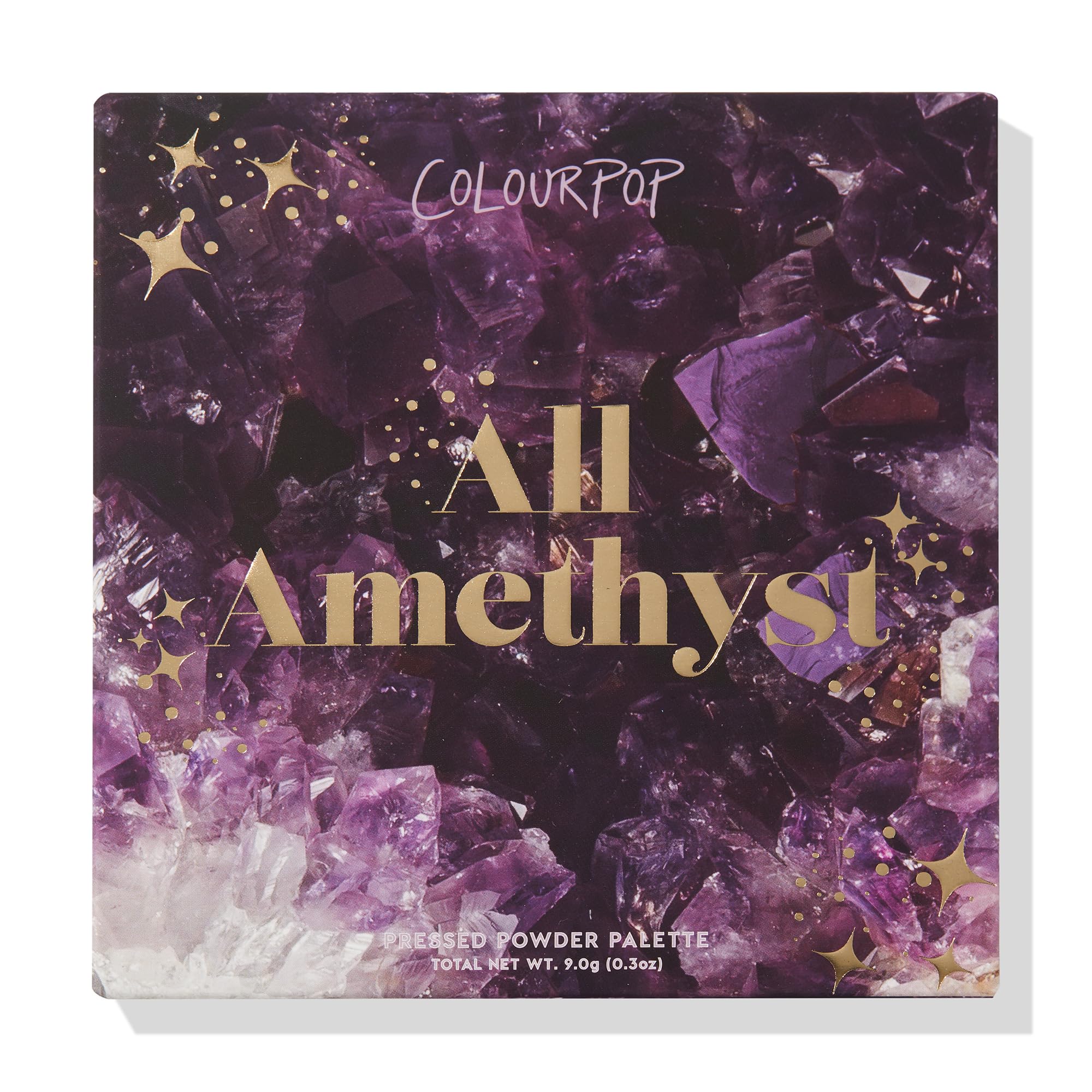 ColourPop All Amethyst palette California heritage image highlighting cruelty-free ethos.