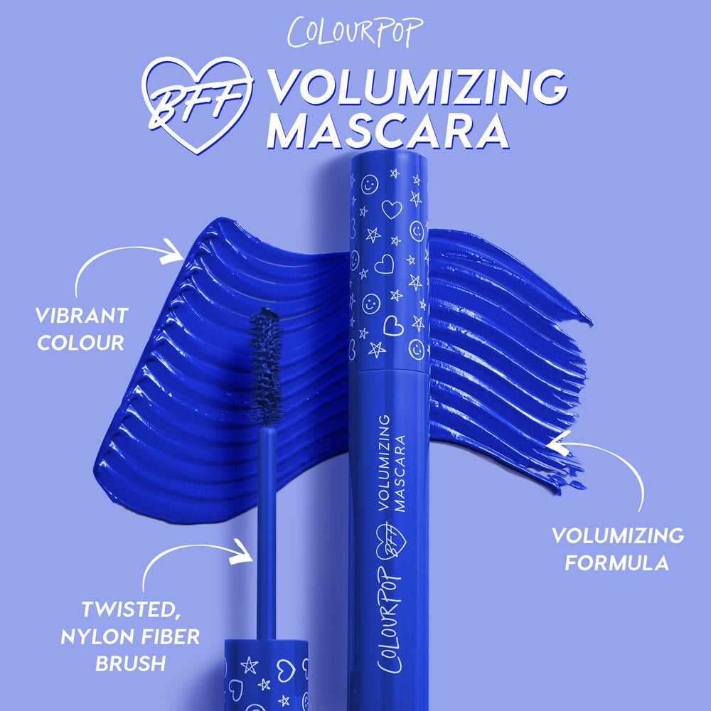 ColourPop BFF Mascara buildable-coverage close-up demonstrates customizable volume.