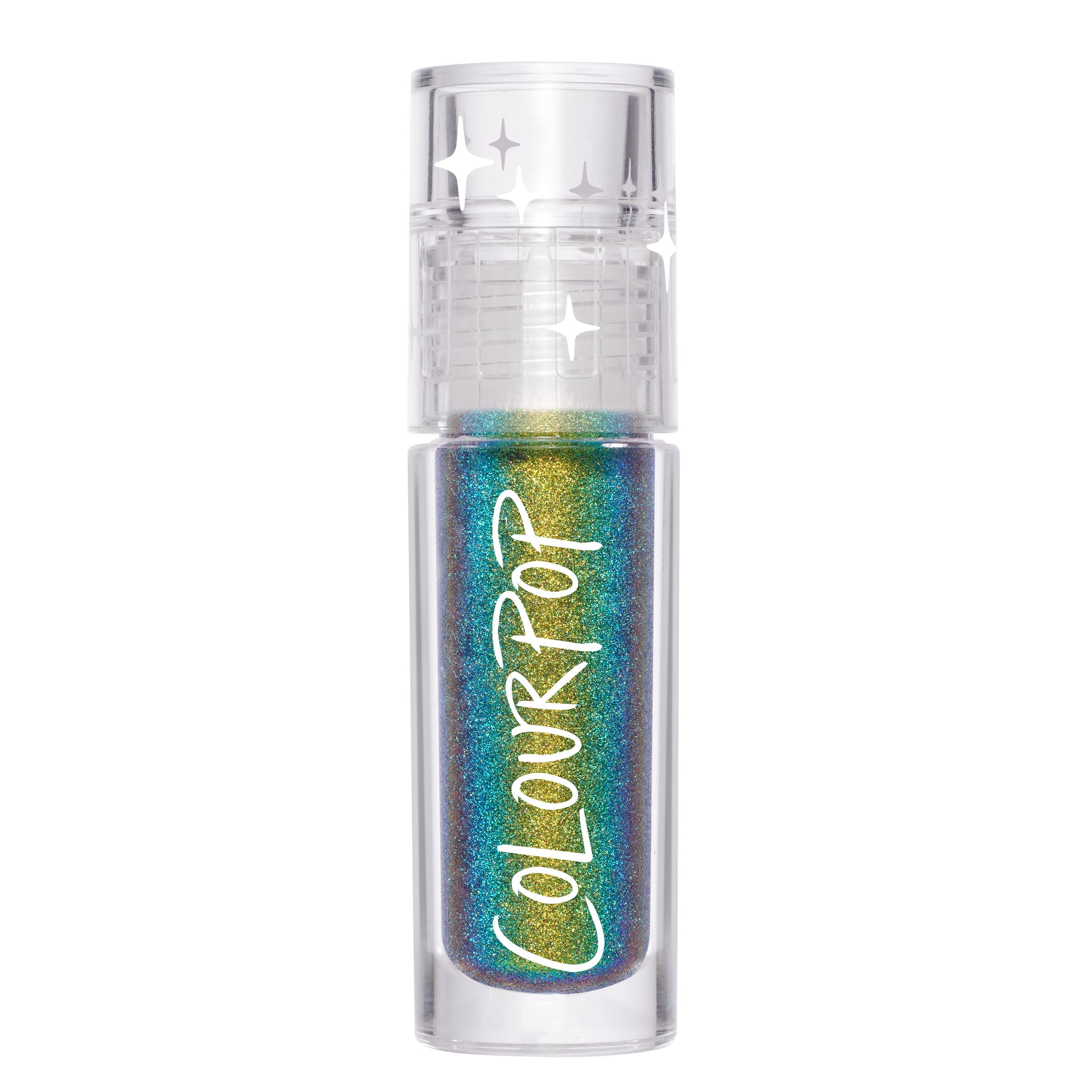 ColourPop Chrome Liquid Shadow Morpho shift application shows blue-to-violet chromatic shift for multidimensional looks