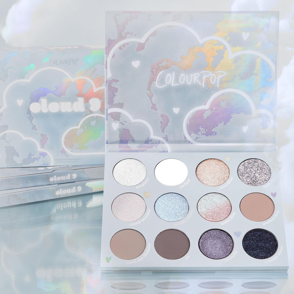 ColourPop Cloud 9 duo-chrome shimmer invites multi-reflective eye drama in daylight