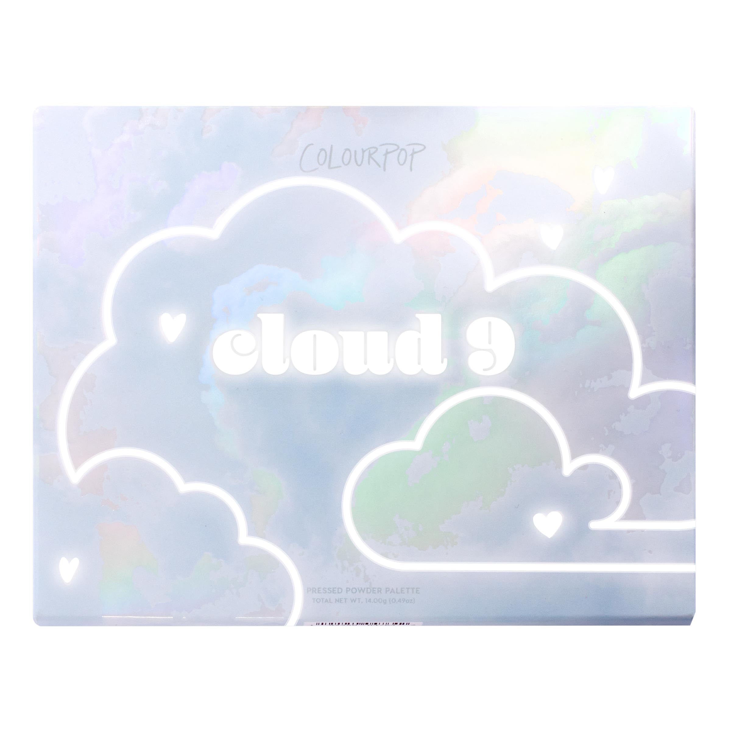 ColourPop Cloud 9 compact packaging is travel-friendly for on-the-go makeup routines