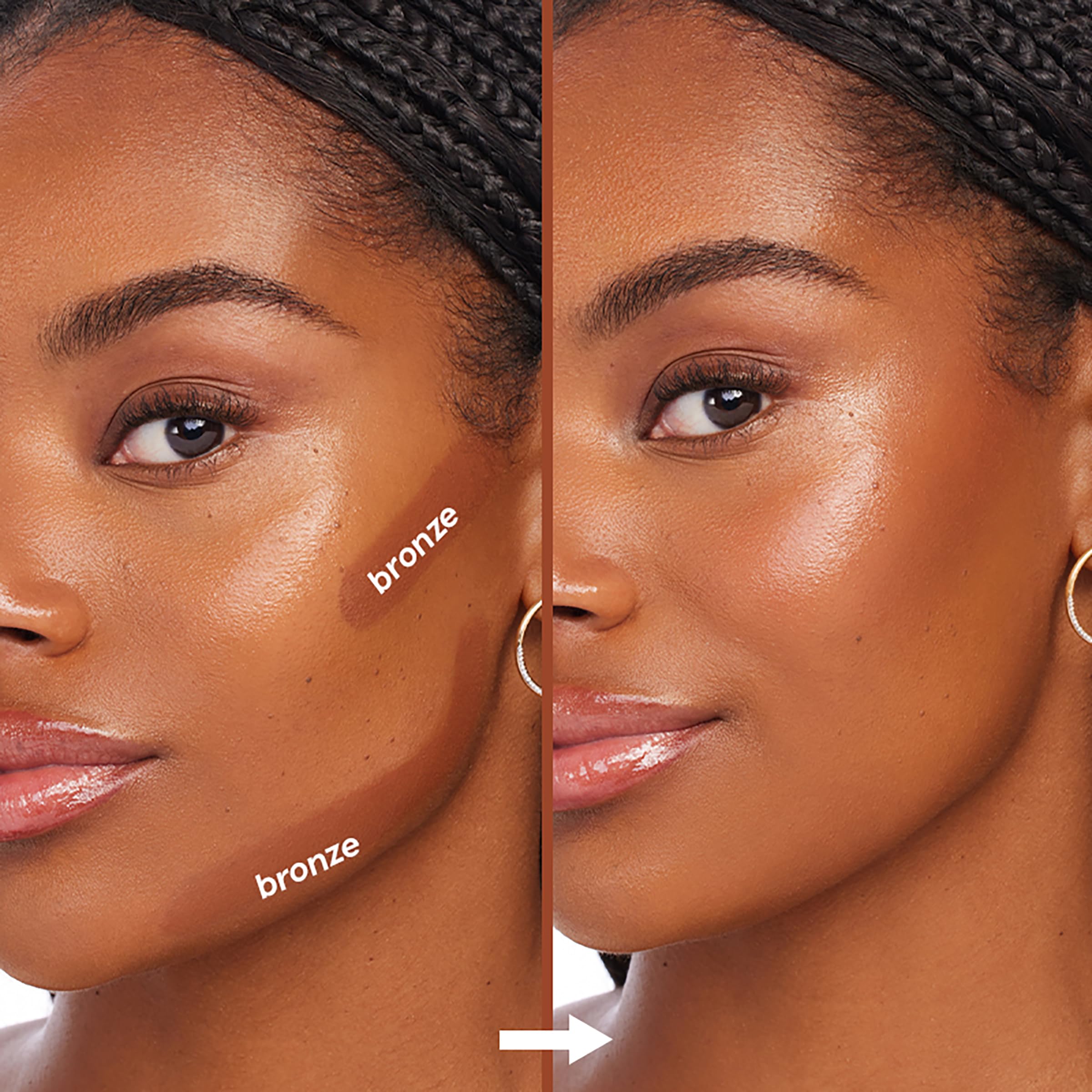 ColourPop Cream Bronzer Stick travel-compact in use for quick touch-ups.