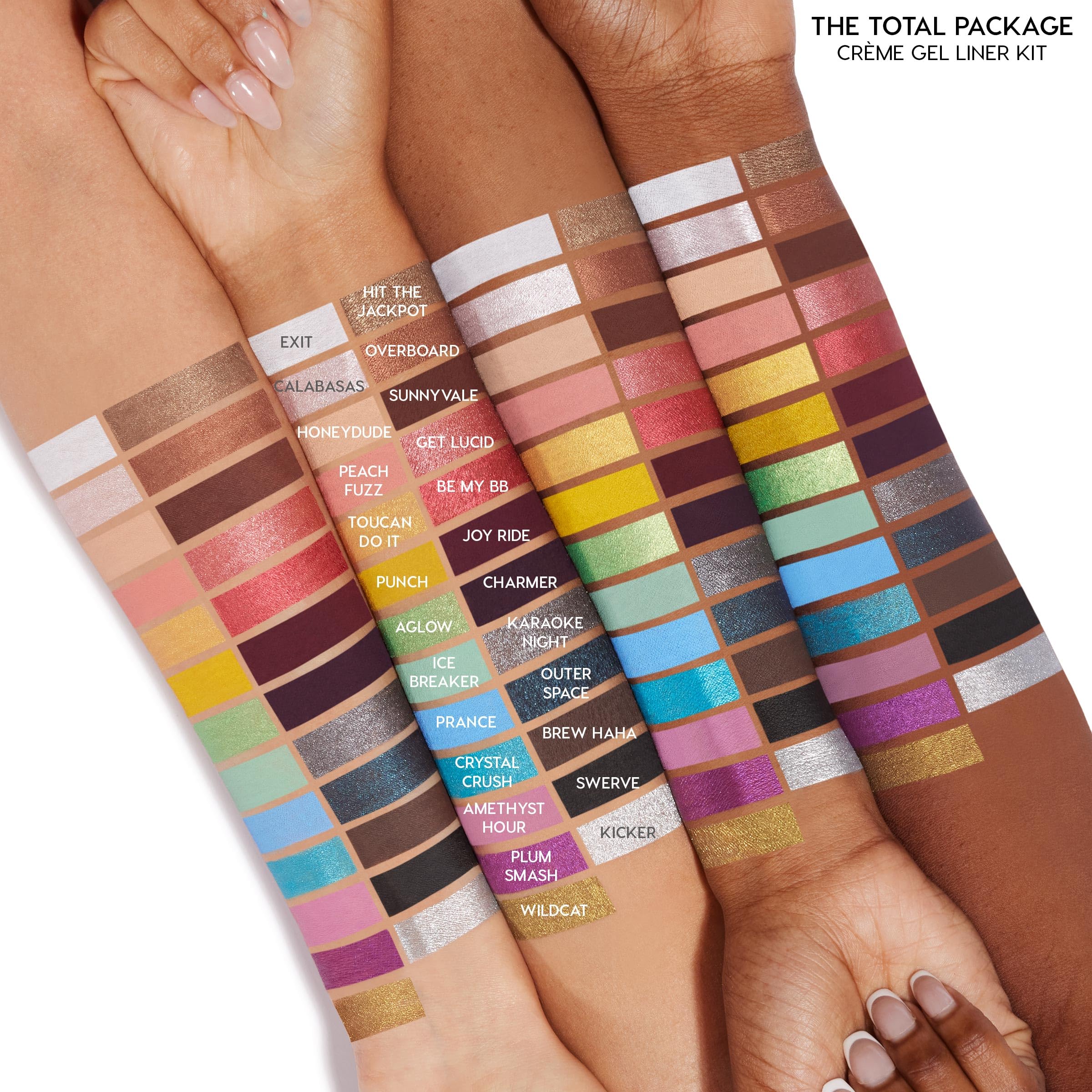 ColourPop Crème Gel Waterproof Eyeliner Crystal Crush matte finish for everyday definition